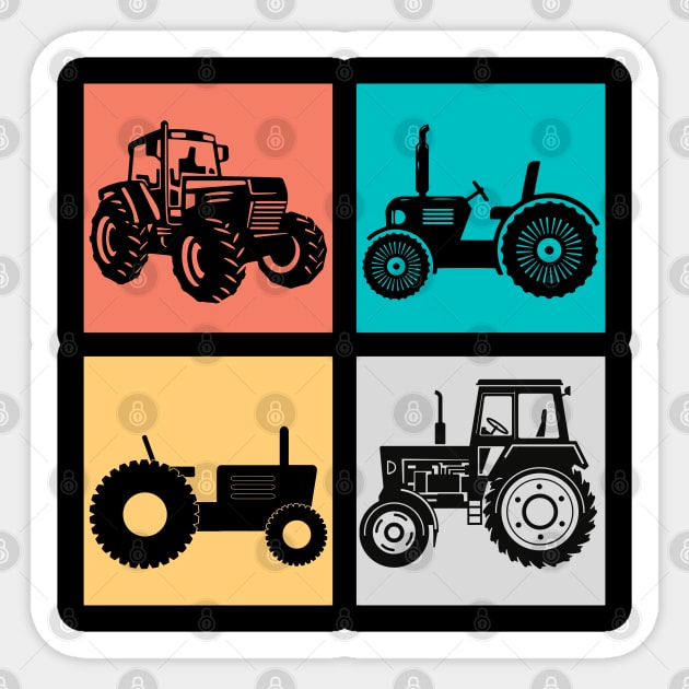 Tractor Driver Sticker by Xtian Dela ✅